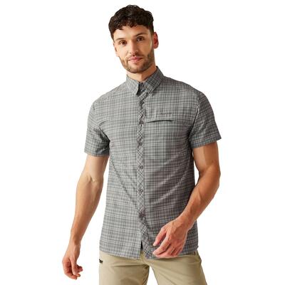 Heren geruit reisshirt (treetop)