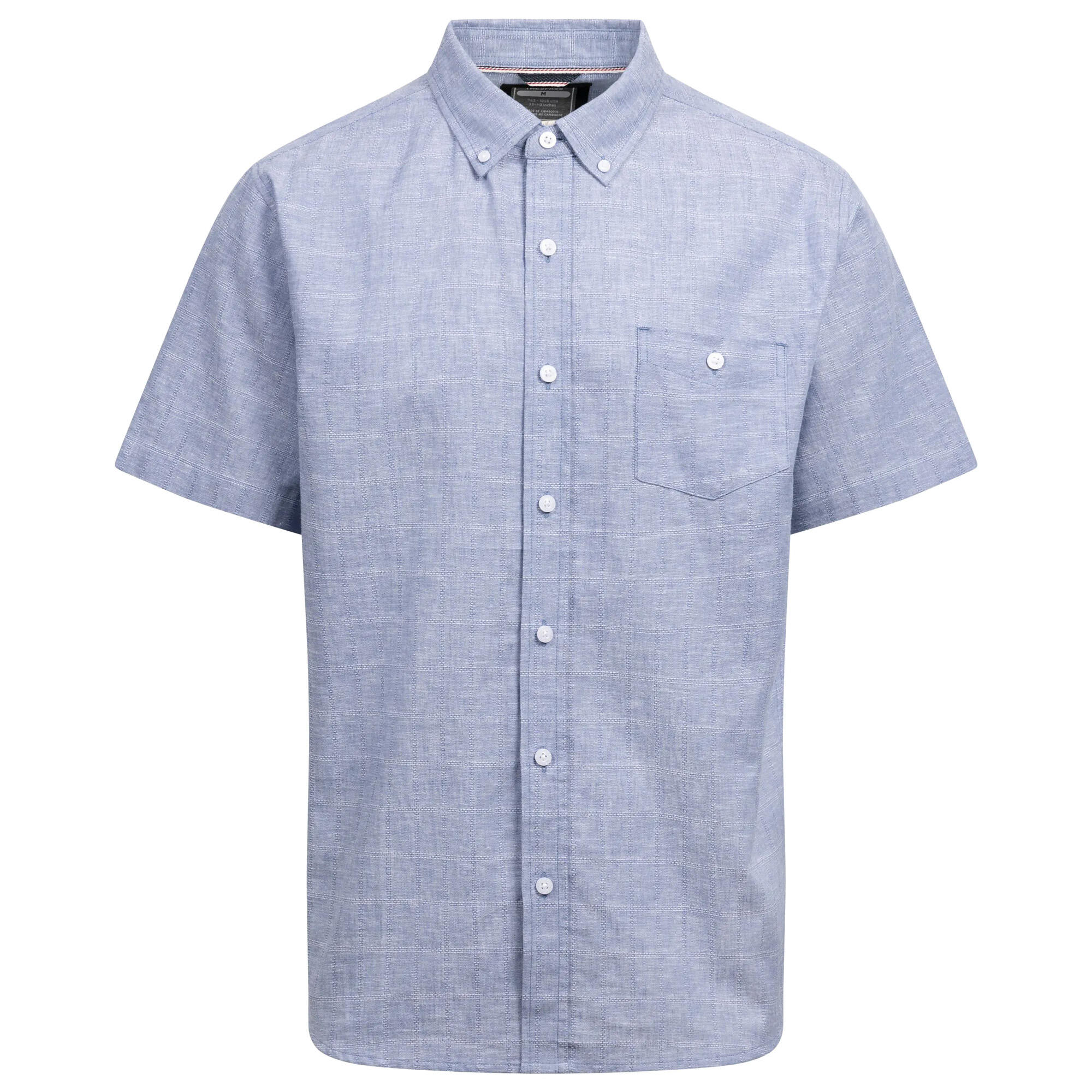 Heren Lenard Shirt Met Korte Mouwen (Blauwe waas) 2/6