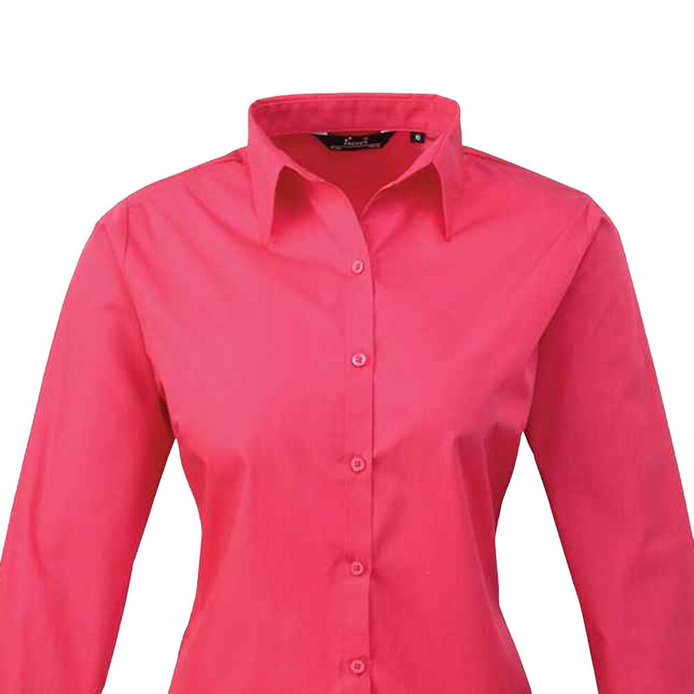 Camicia Manica Lunga Donna Premier Rosa Accesso 3/4