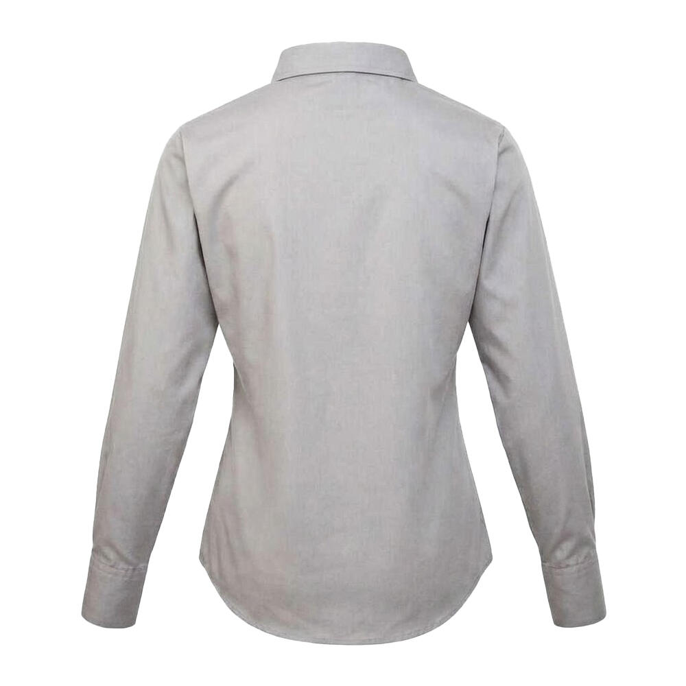 Camicia Manica Lunga Donna Premier Argento 2/4