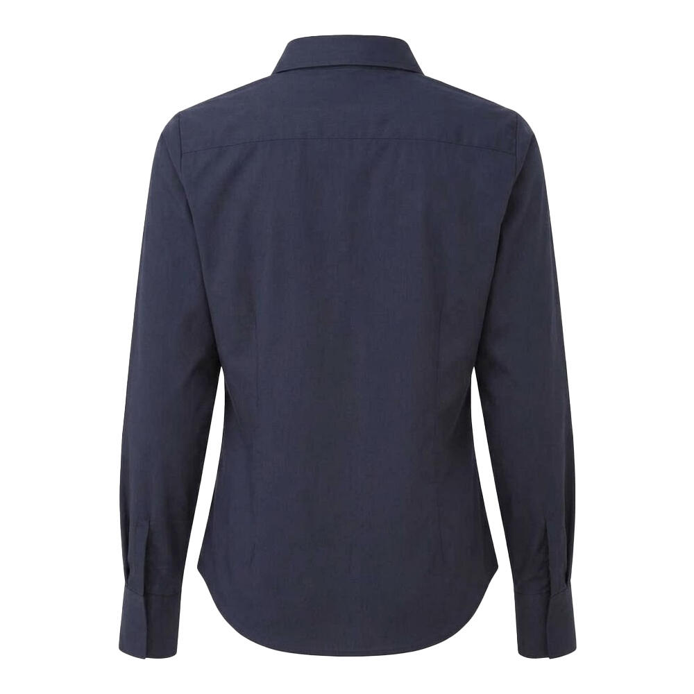 Camicia Manica Lunga Donna Premier Blu Navy 2/4