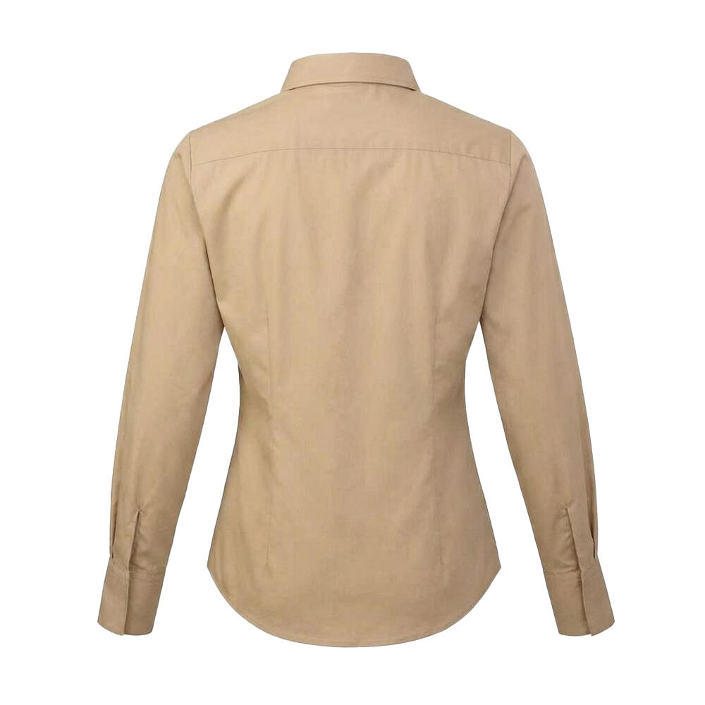 Camicia Manica Lunga Donna Premier Kaki 2/4