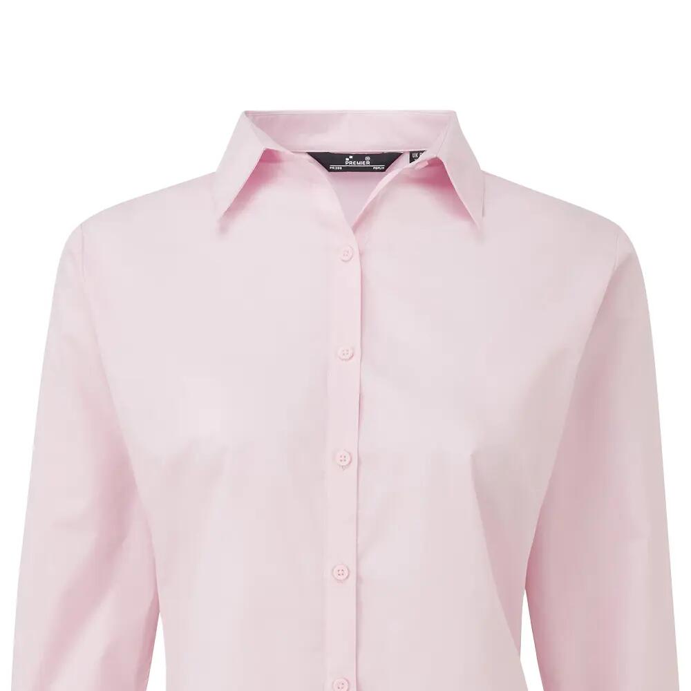 Camicia Manica Lunga Donna Premier Rosa 3/4