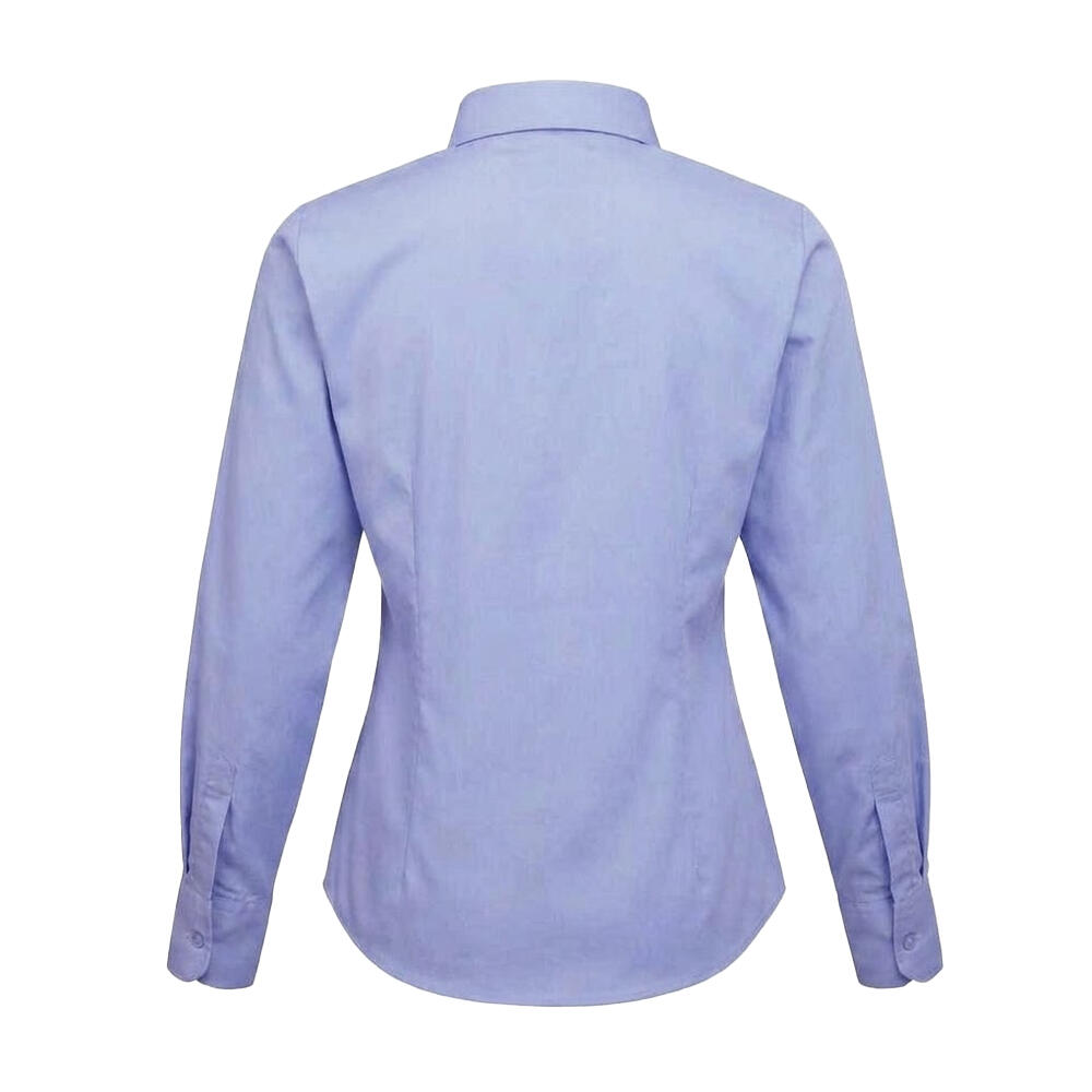 Camicia Manica Lunga Donna Premier Blu Avio 2/4
