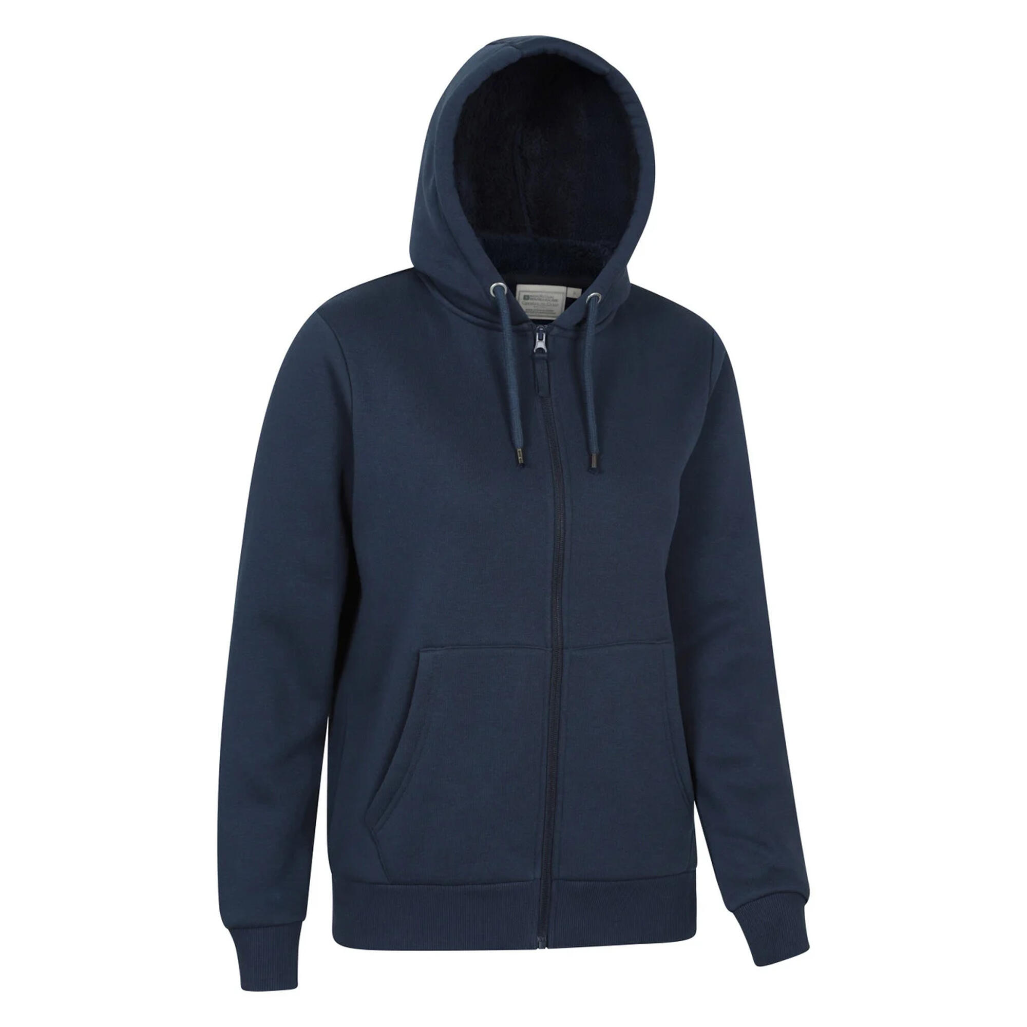 Felpa Con Cappuccio E Zip Intera Foderata In Sherpa Donna Mountain Warehouse 4/4
