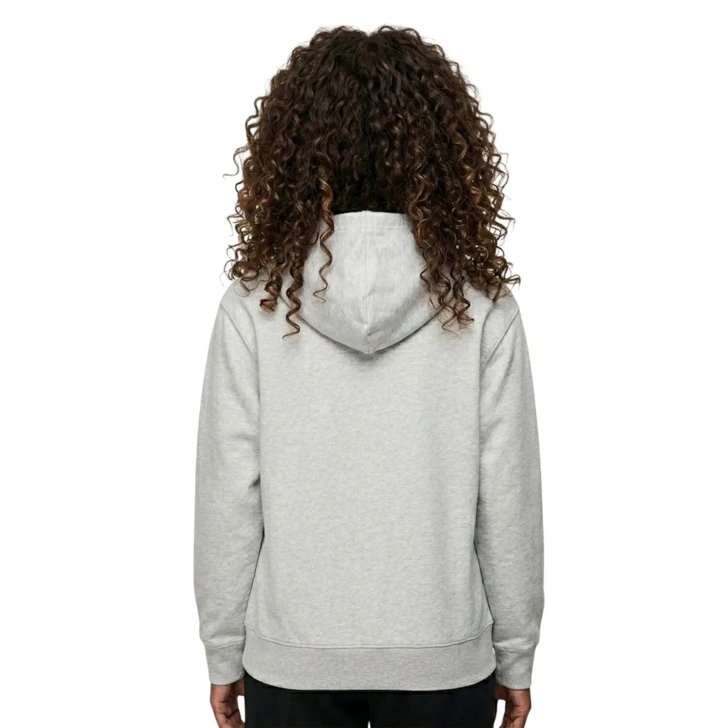 Kapuzenpullover für , SweatshirtStoff Damen Grau meliert meliert 2/3