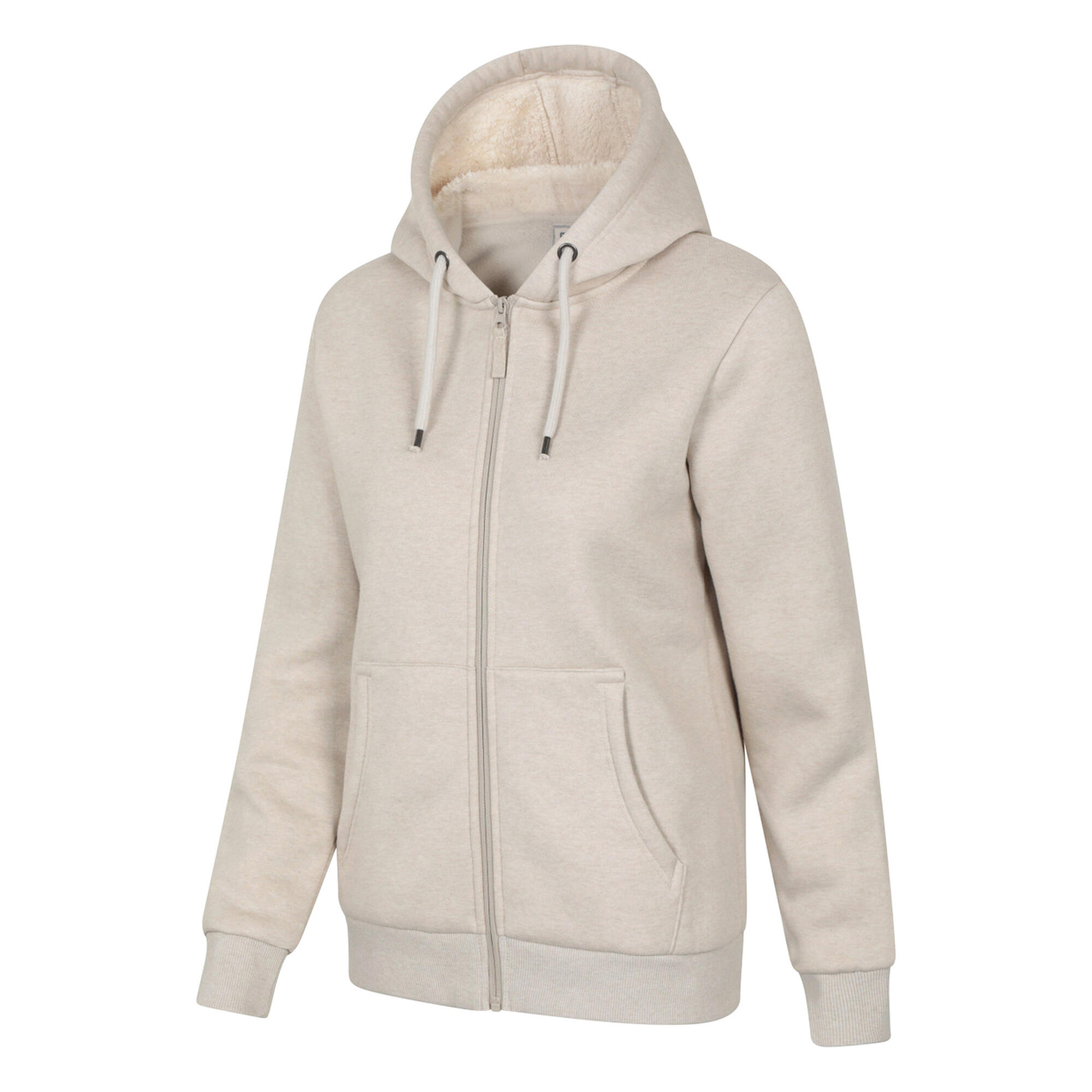 Felpa Con Cappuccio E Zip Intera Foderata In Sherpa Donna Mountain Warehouse 3/4