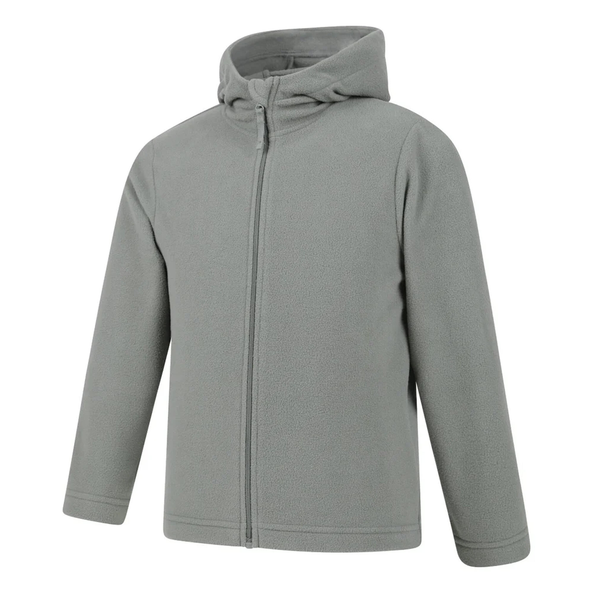 Felpa Con Cappuccio E Zip Intera Bambini Mountain Warehouse Camber Cachi Chiaro 3/4