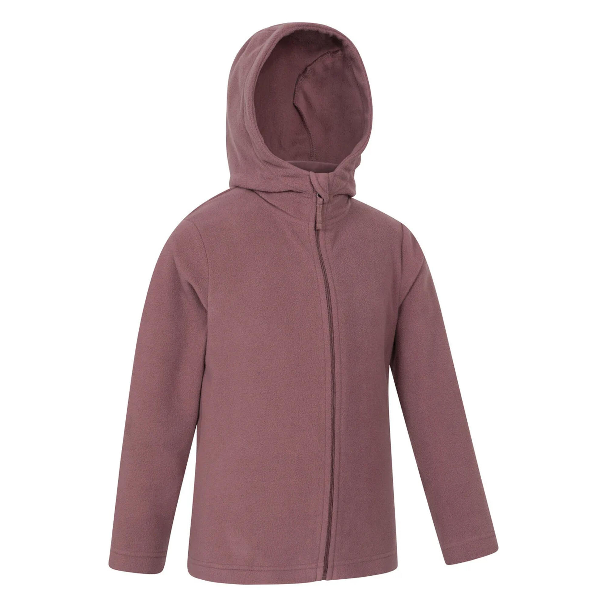 Felpa Con Cappuccio E Zip Intera Bambini Mountain Warehouse Camber Viola 4/4