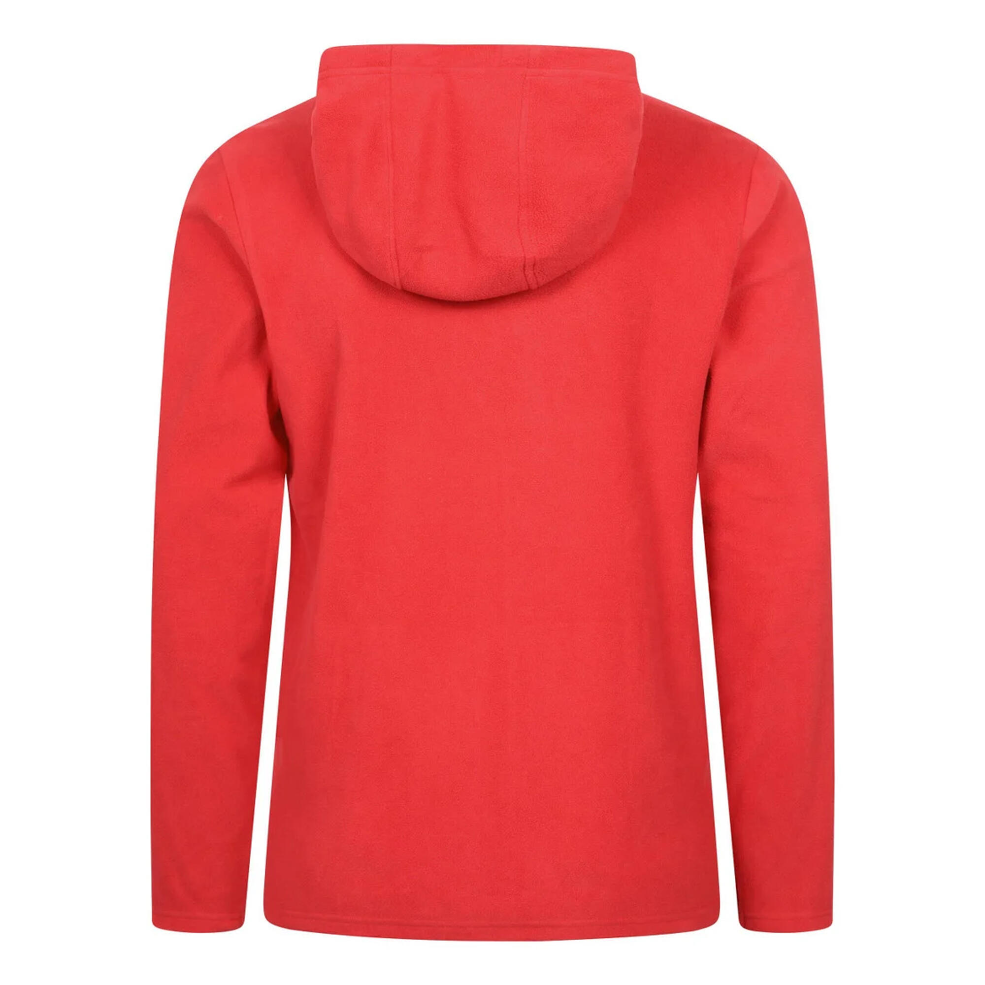 Felpa Con Cappuccio E Zip Intera Uomo Mountain Warehouse Camber Rosso Attivo 2/4
