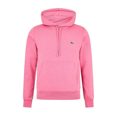 Felpa Con Cappuccio Casual Uomo Lacoste Rosa