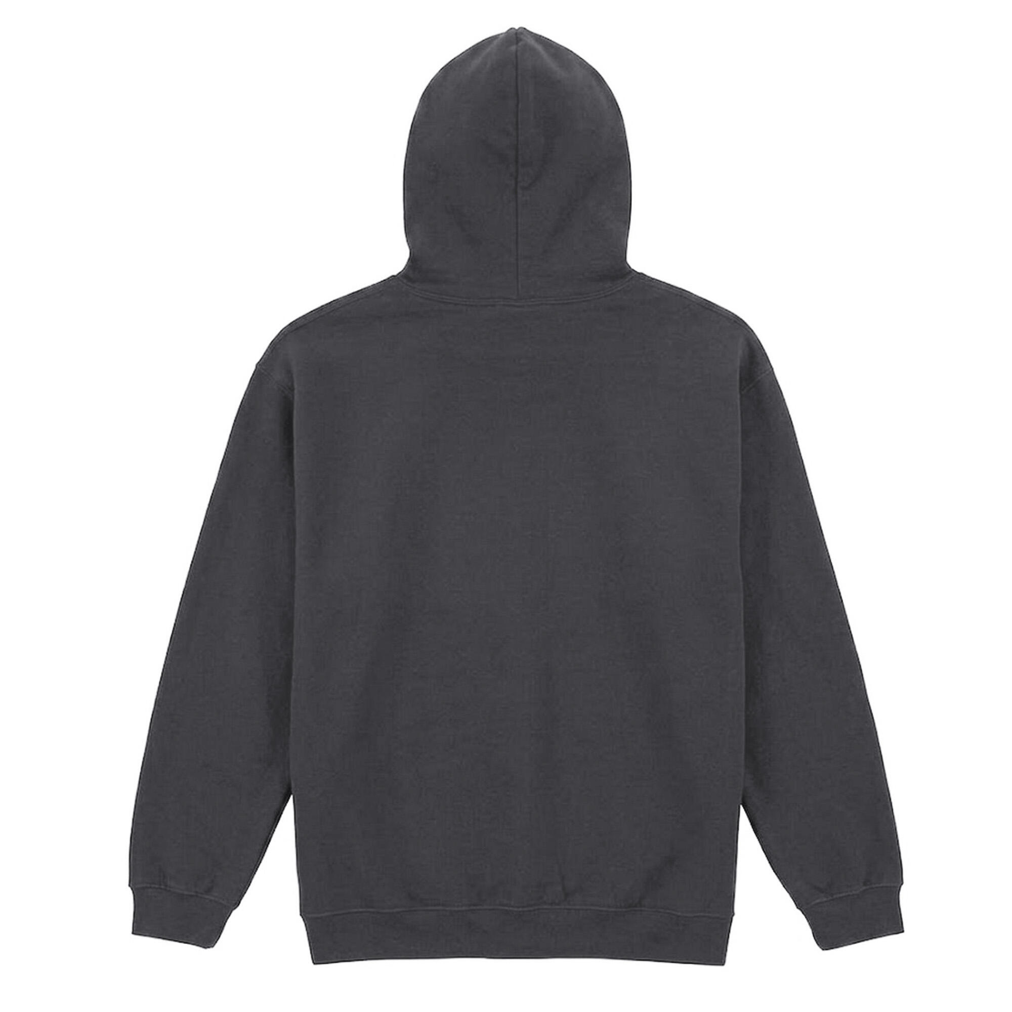 Mens Heavy Blend Hoodie (Fan Charcoal Heather) 2/2