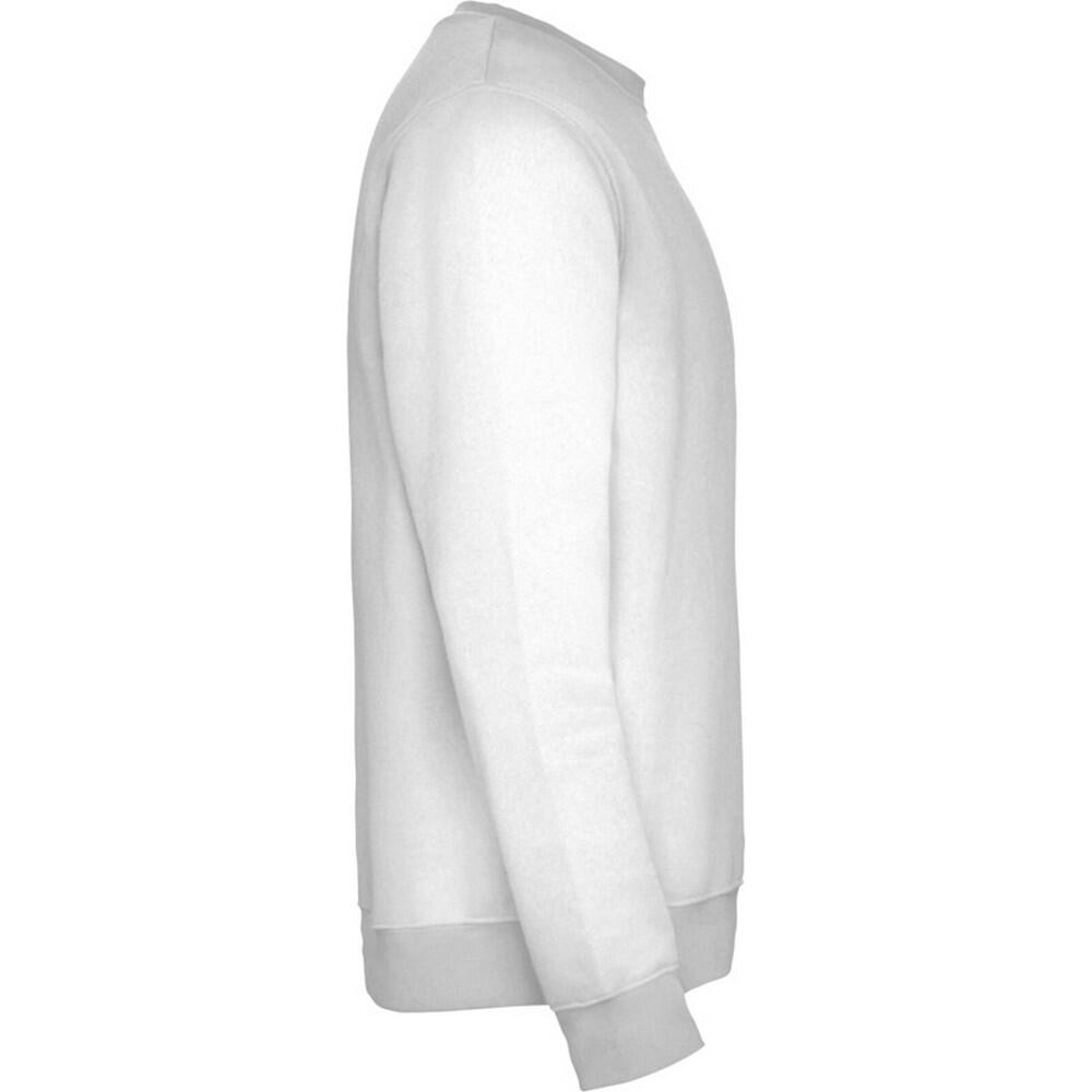 Unisex Clasica Crew Hals Sweatshirt voor volwassenen (Aswit gemêleerd) 3/4