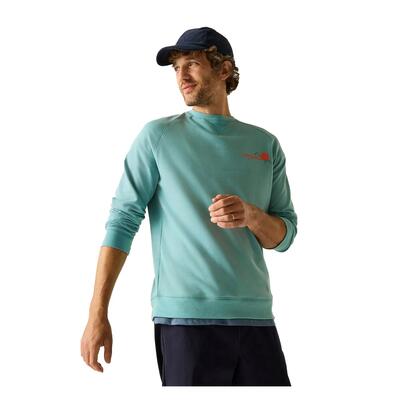 Heren nithsdale rug sweatshirt met print (arctisch groen)