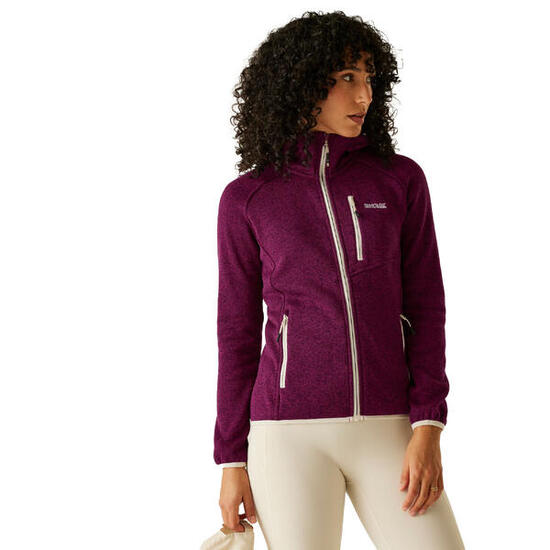 Felpa Con Cappuccio E Zip Intera Donna Regatta Newhill II Fiore Di Pesca