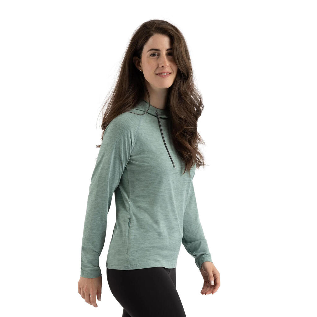 Womens/Ladies Hattie Active Hoodie (Teal Mist)