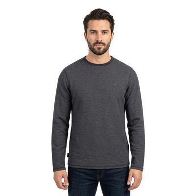 Heren calverley sweatshirt (donker vuursteen marl)