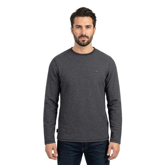 Sweat Texturé Avec Logo CALVERLEY Homme (Anthracite Chiné)