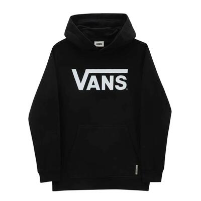 Felpa Con Cappuccio Logo Con Cappuccio Adolescente Vans Classic Nero