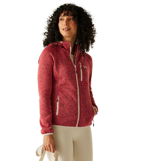 Felpa Con Cappuccio E Zip Intera Donna Regatta Newhill II Fiore Di Pesca