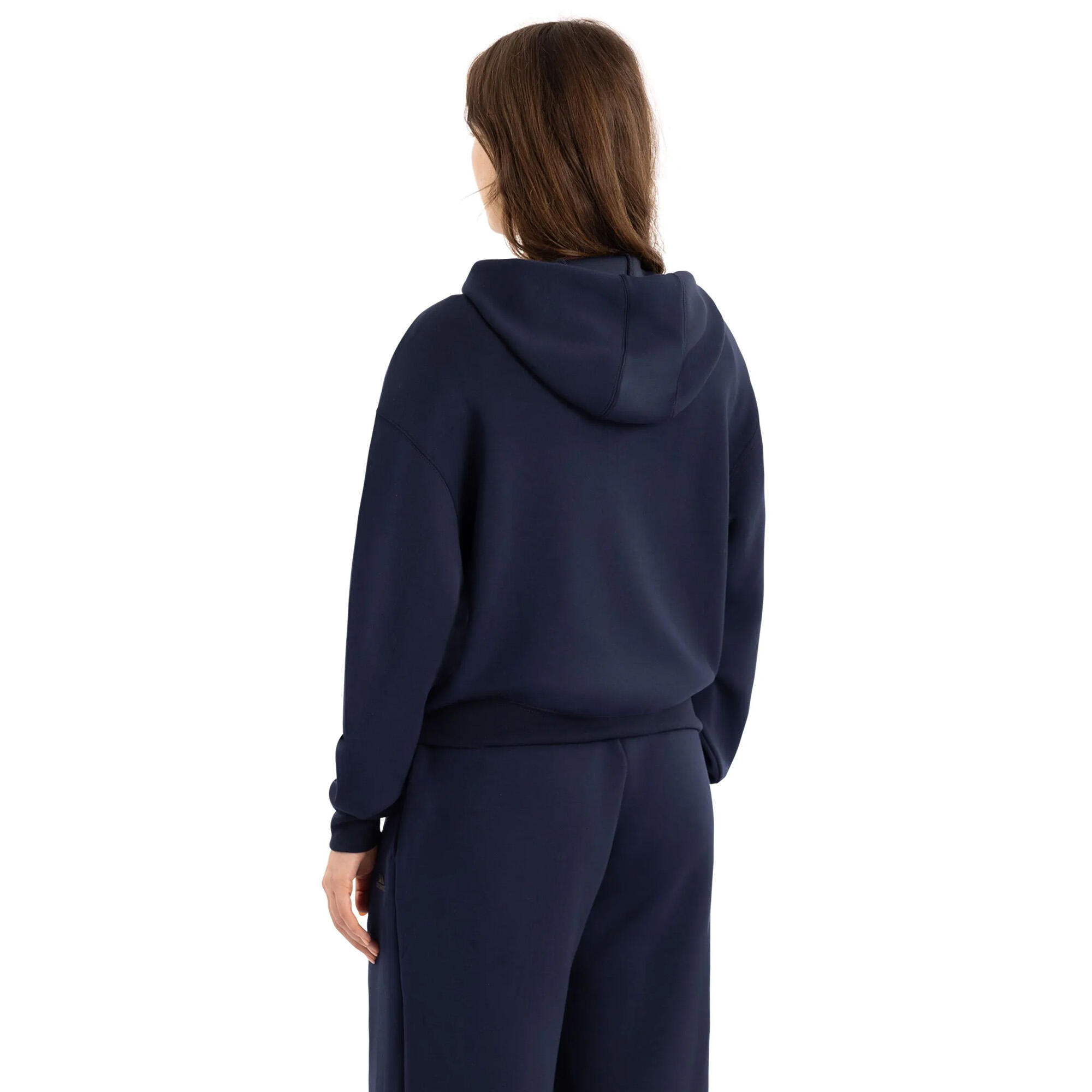Felpa Con Cappuccio E Zip Intera Donna Trespass Sileas Active Blu Navy 4/5