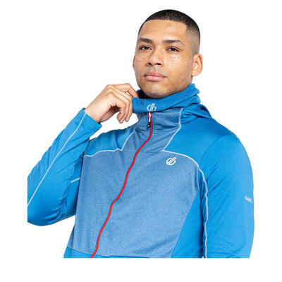 Felpa Con Cappuccio E Zip Intera Leggera Uomo Dare 2B Revive II Blu Vallarta
