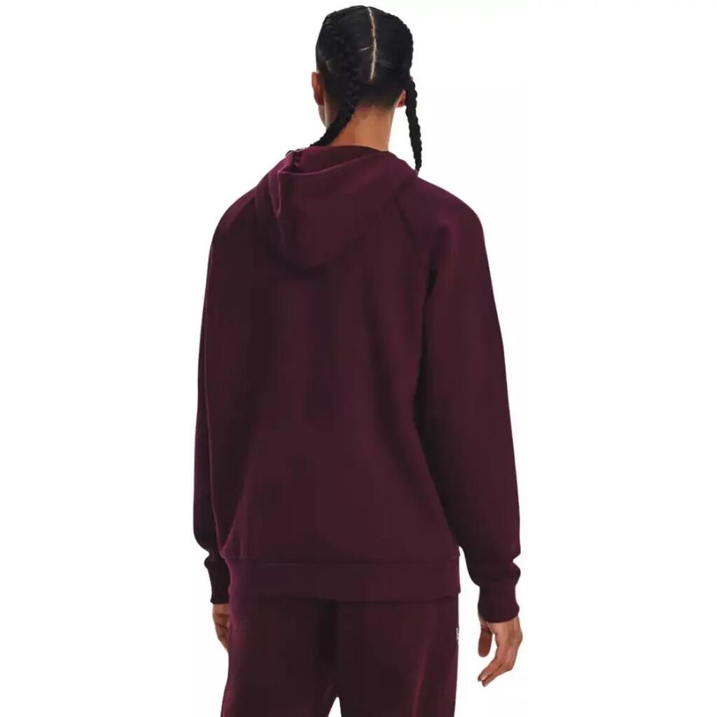 Mens Rival Big Logo Fleece Training Hoodie (Maroon)