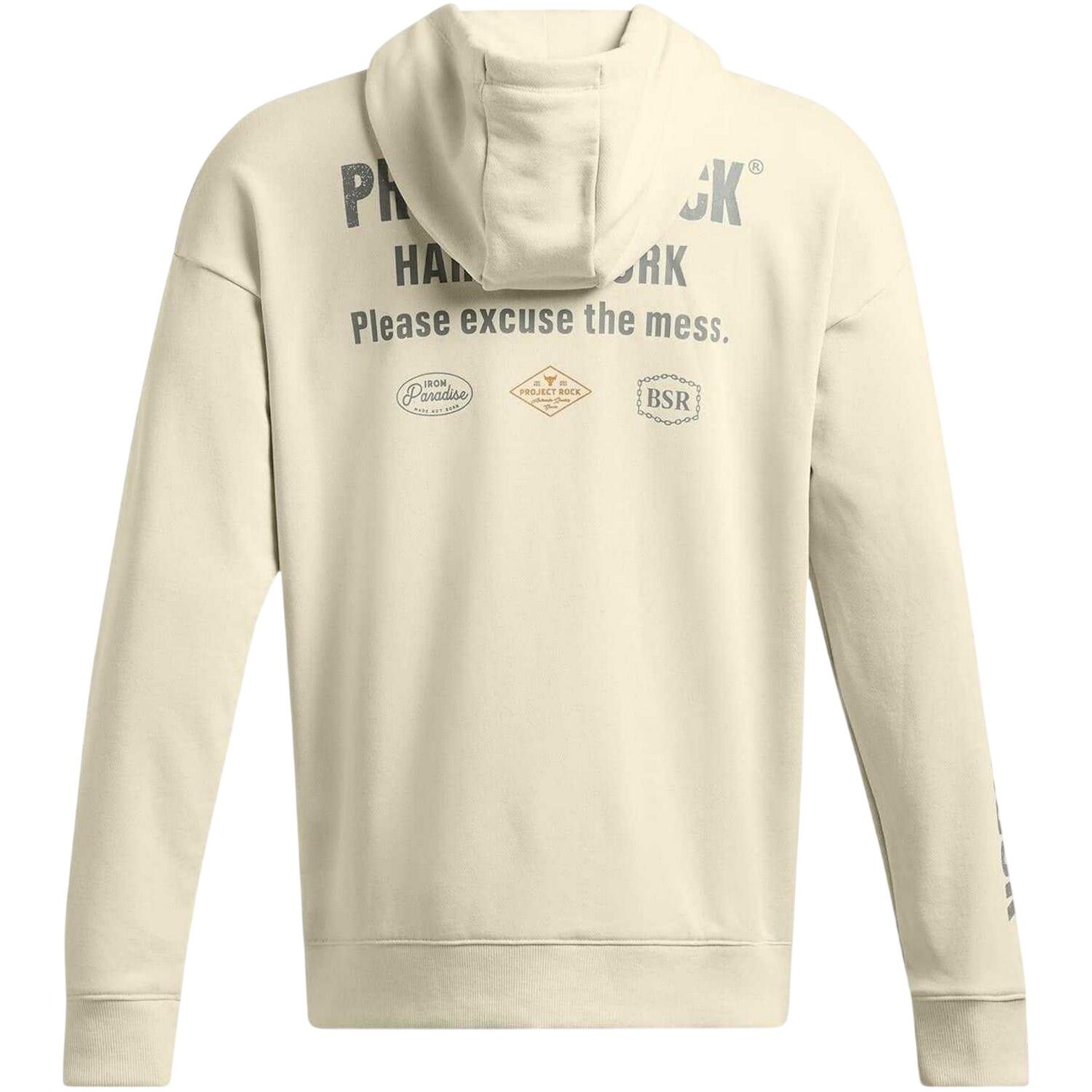 Felpa Con Cappuccio E Zip Intera Vestibilità Rilassata Stampa Grafica Uomo Under 2/5
