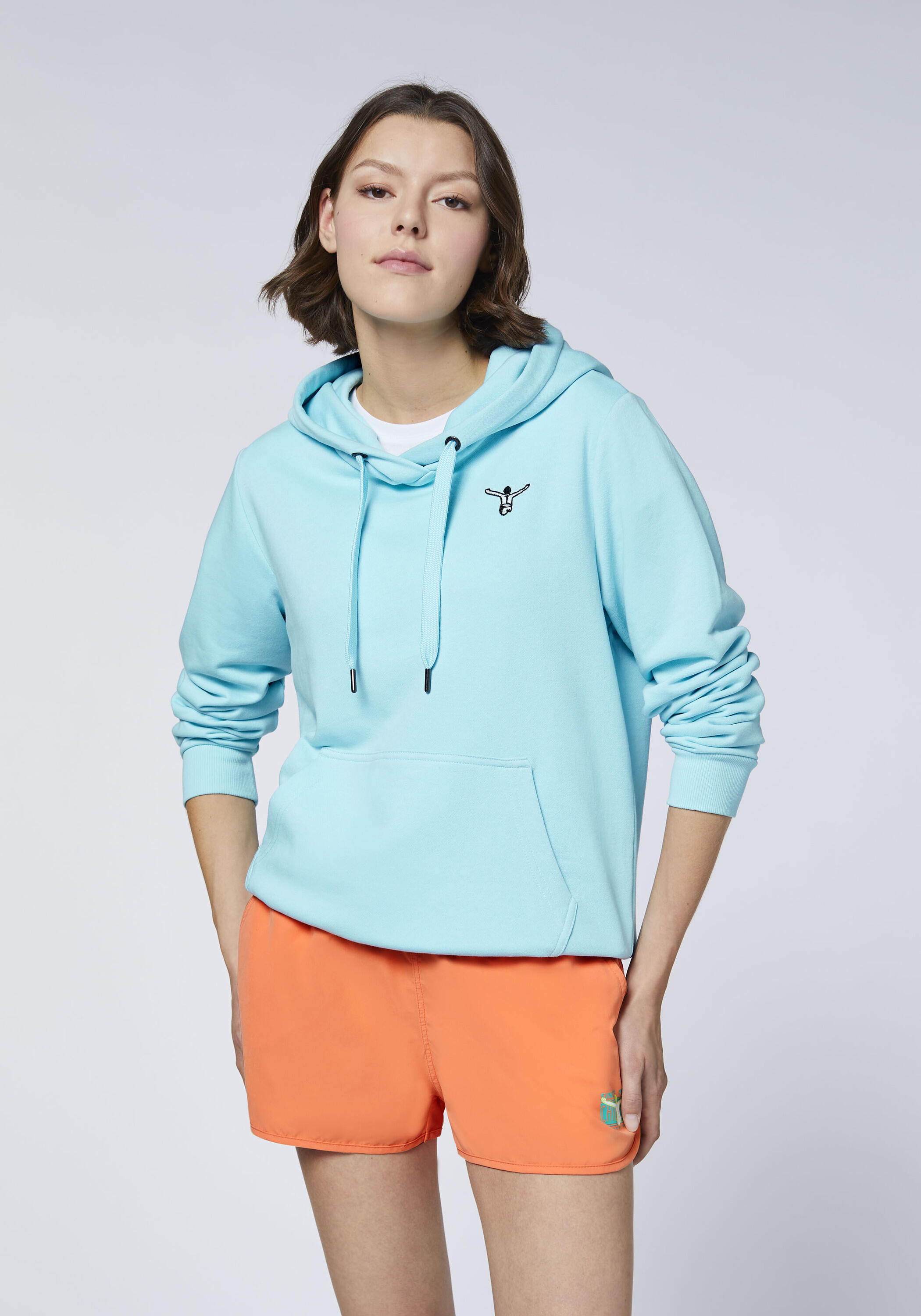Kapuzensweatshirt mit Logo-Backprint 3/7
