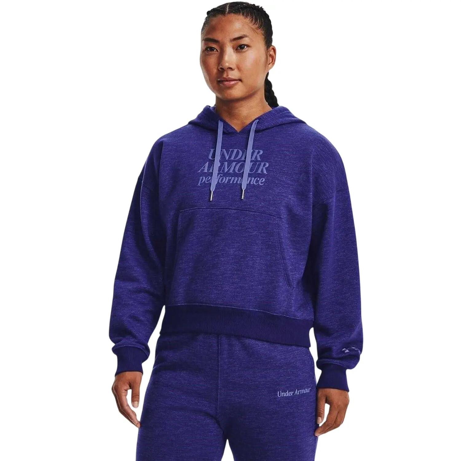 Sweat À Capuche ESSENTIAL SCRIPT Femme (Bleu) 4/6