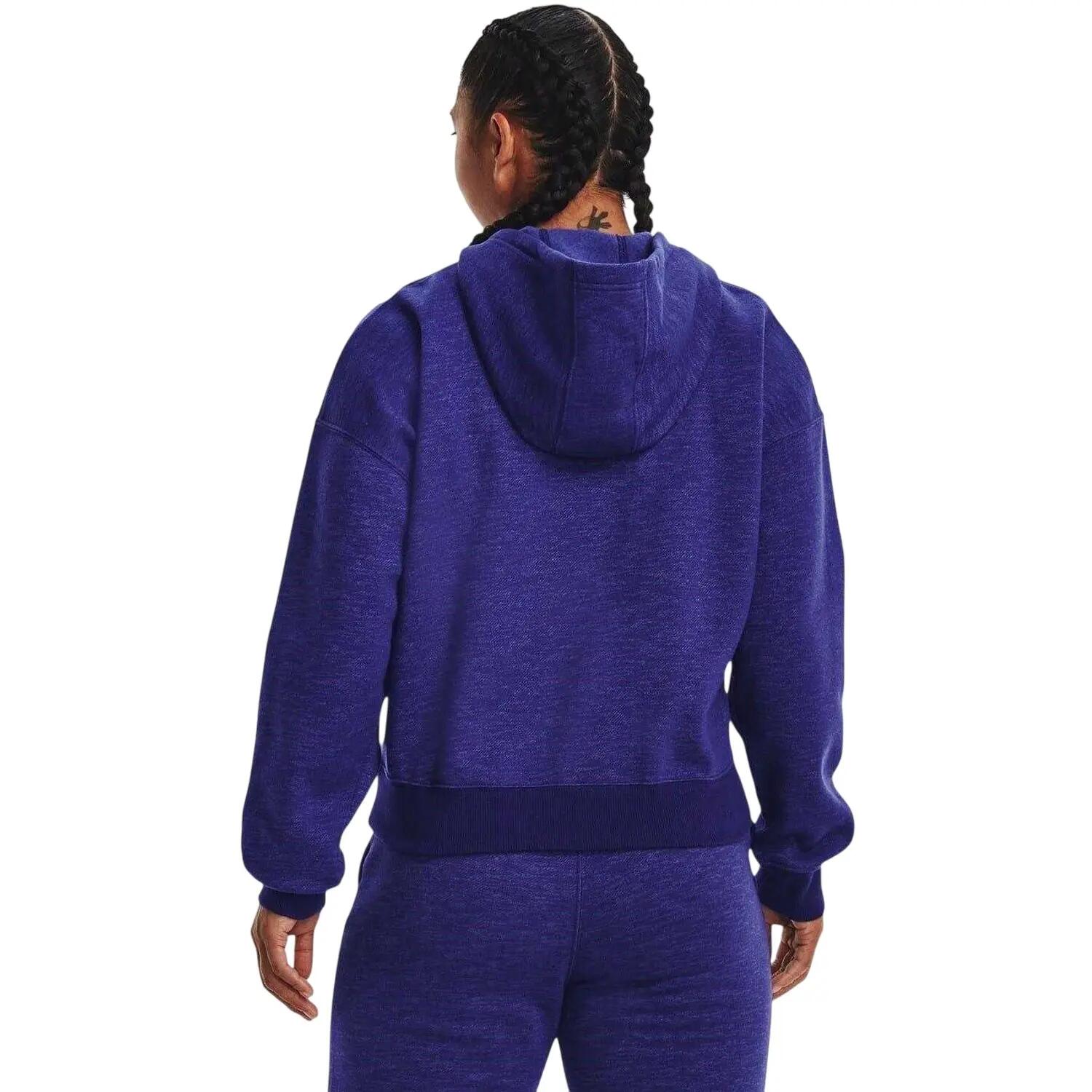 Sweat À Capuche ESSENTIAL SCRIPT Femme (Bleu) 3/6