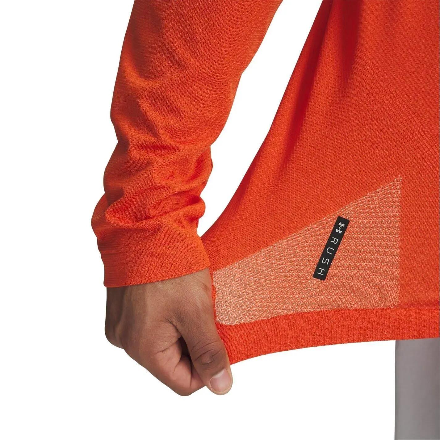 Haut Technique Manches Longues RUSH Homme (Orange) 3/3