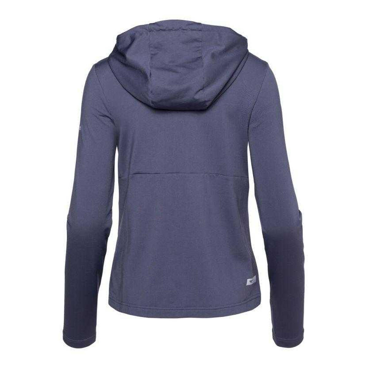 Felpa Con Cappuccio E Zip Intera Donna Hi-Tec Tolin Grafite 2/5