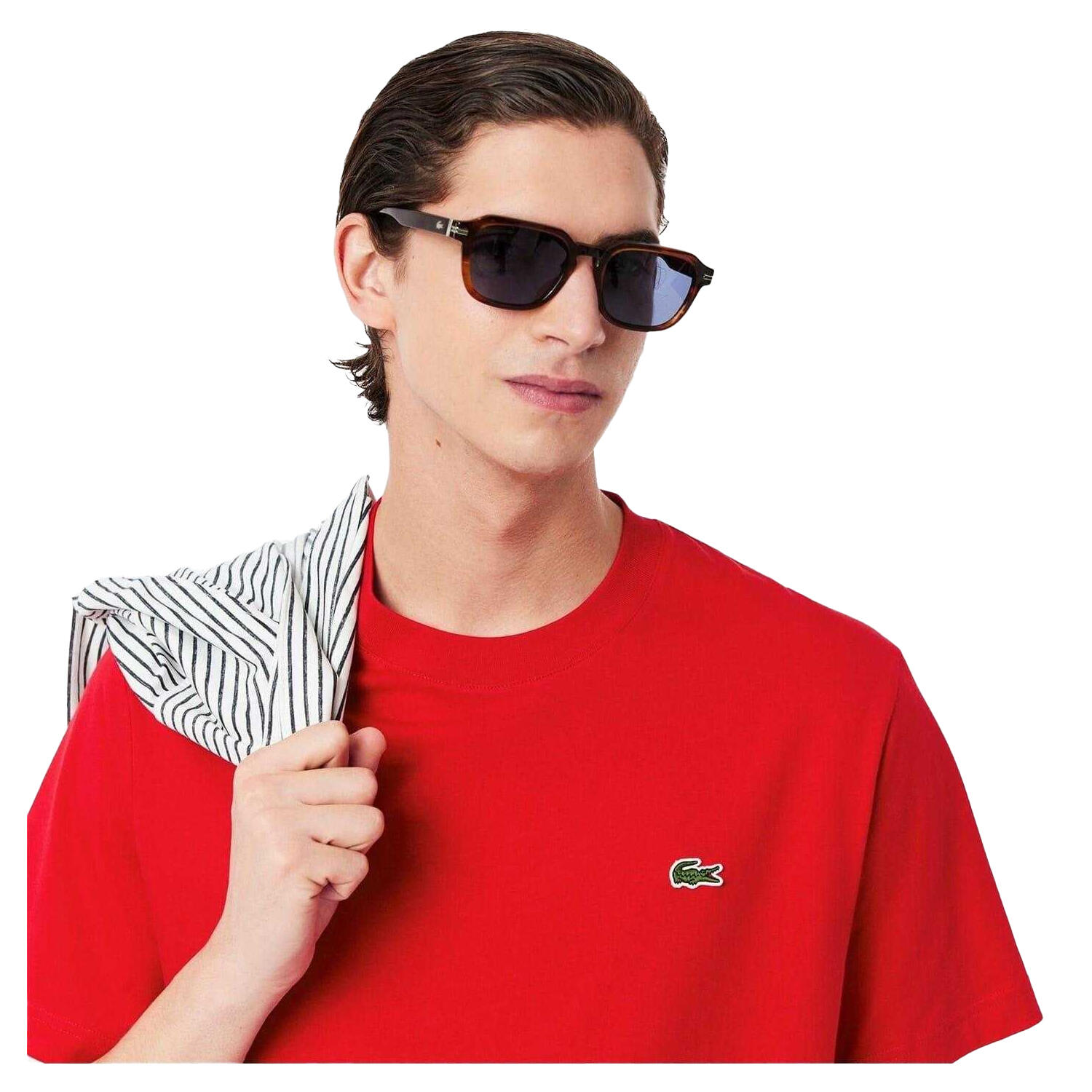 Mens Embroidered Logo TShirt (Red) 4/4
