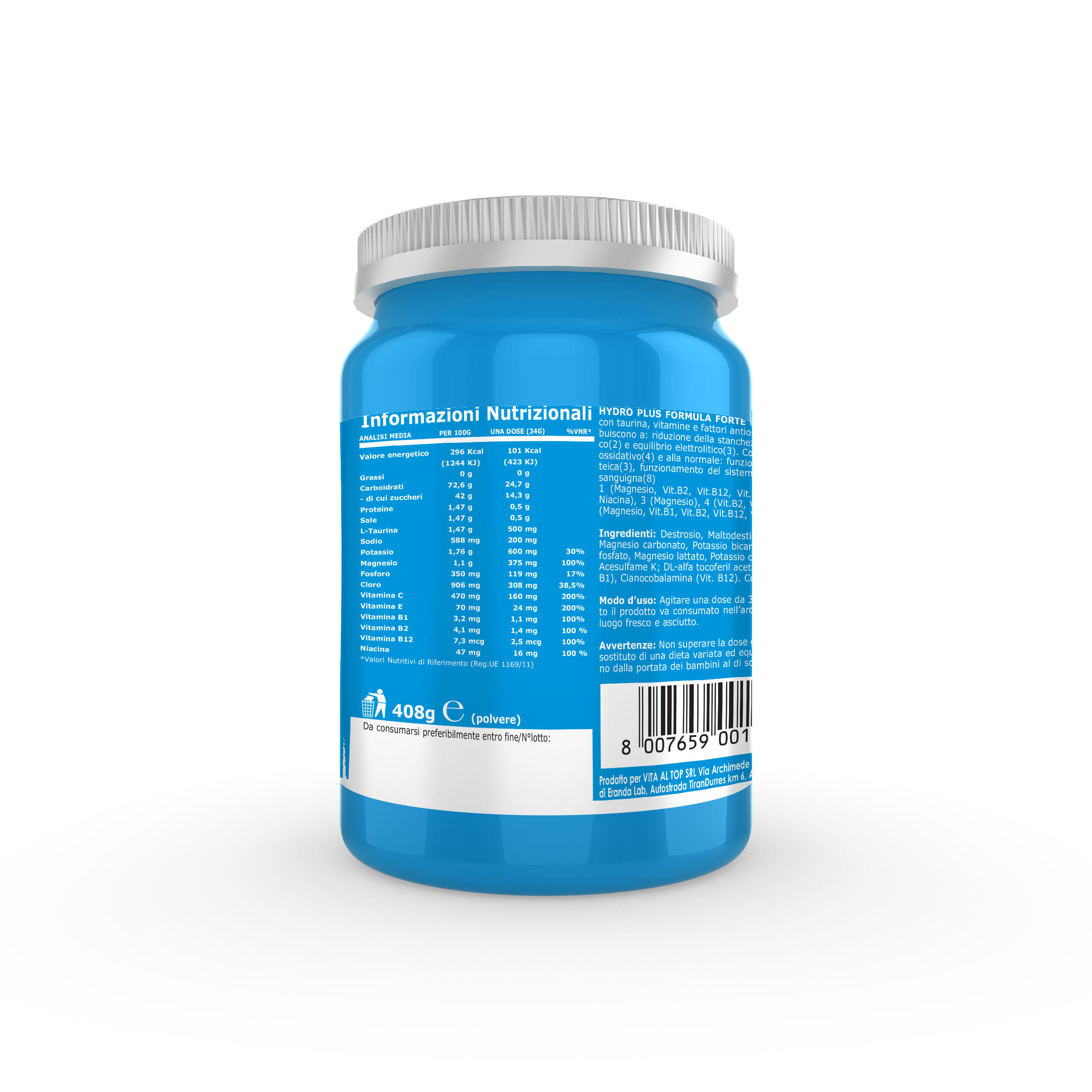 Integratore alimentare - HYDRO PLUS LIMONE -  408g 3/7