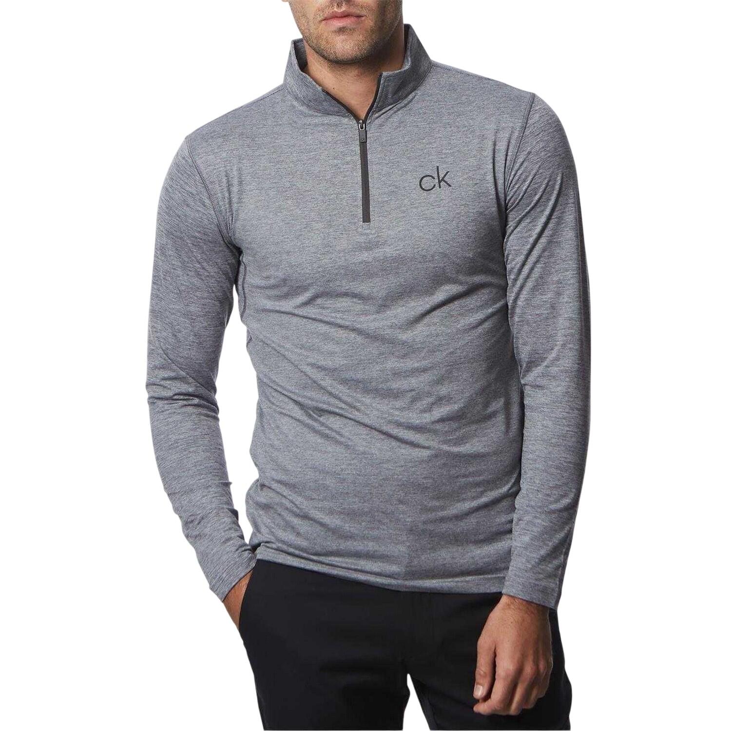 Top Cerniera Ad Un Quarto Uomo Calvin Klein Newport Argento 3/5
