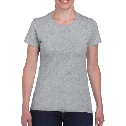 Tshirt À Manches Courtes Coupe Féminine Femme (Rose Clair)