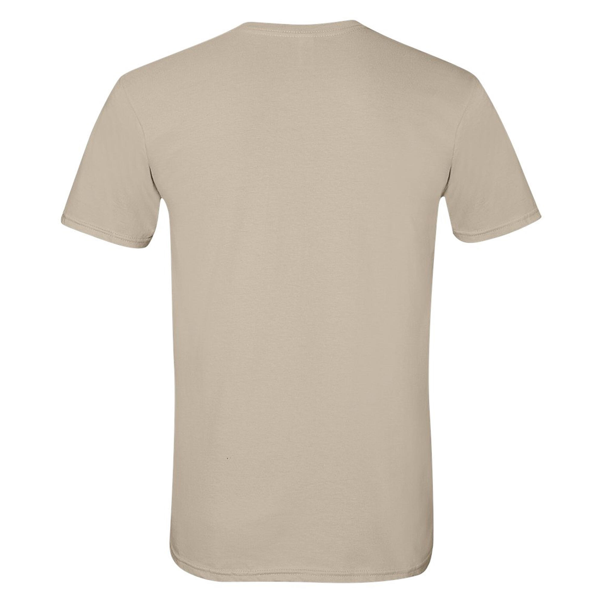 Tshirt Uni Manches Courtes SOFTSTYLE Homme (Beige) 2/3