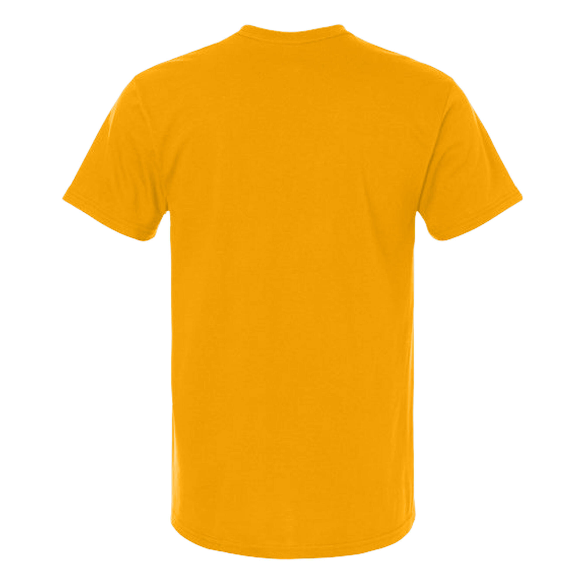 Maglietta A Maniche Corte Uomo Gildan Soft Style Oro 2/3