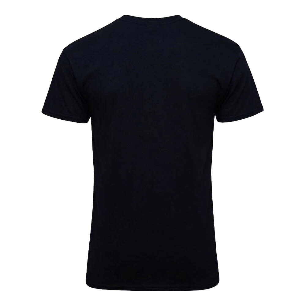 Katoenen lichtgewicht Tshirt voor volwassenen (Zwart) 2/2