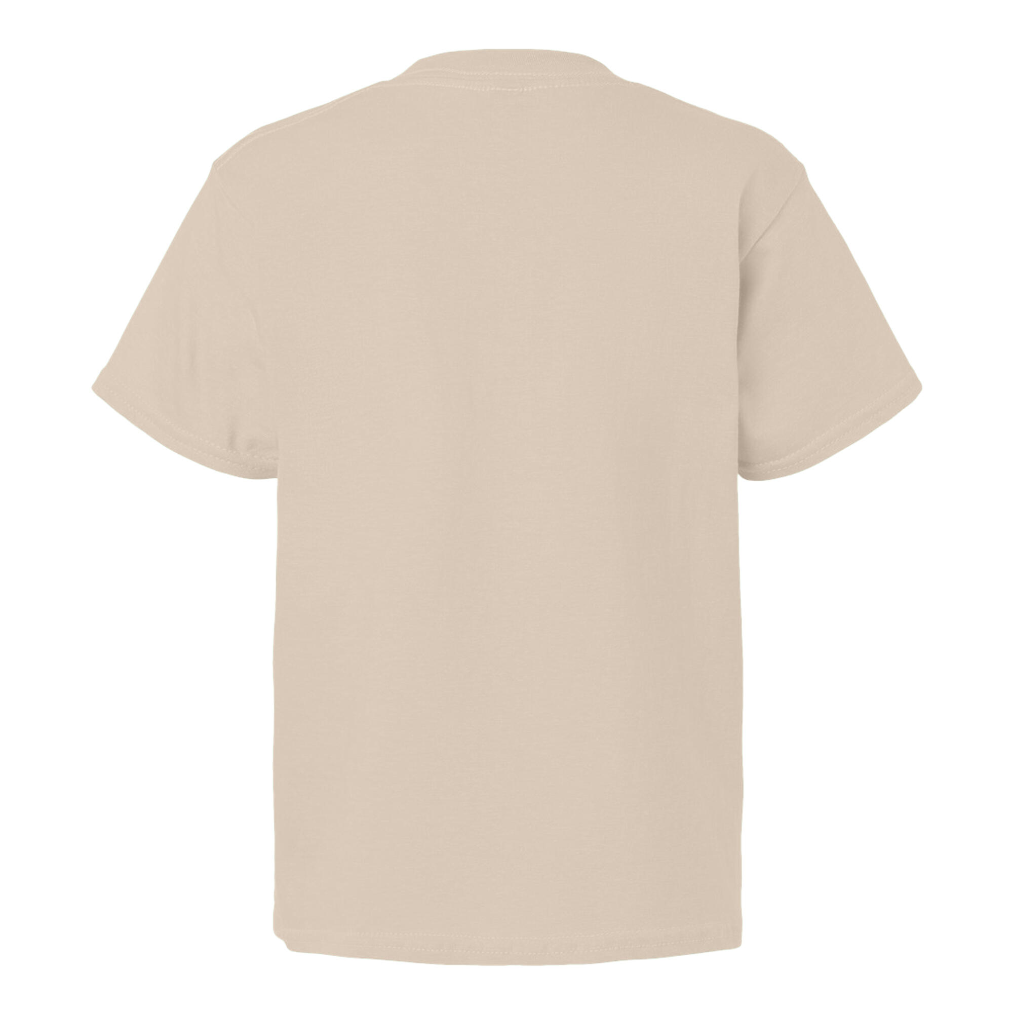 Childens/Kids SoftStyle Ringspun TShirt (Sand) 3/4
