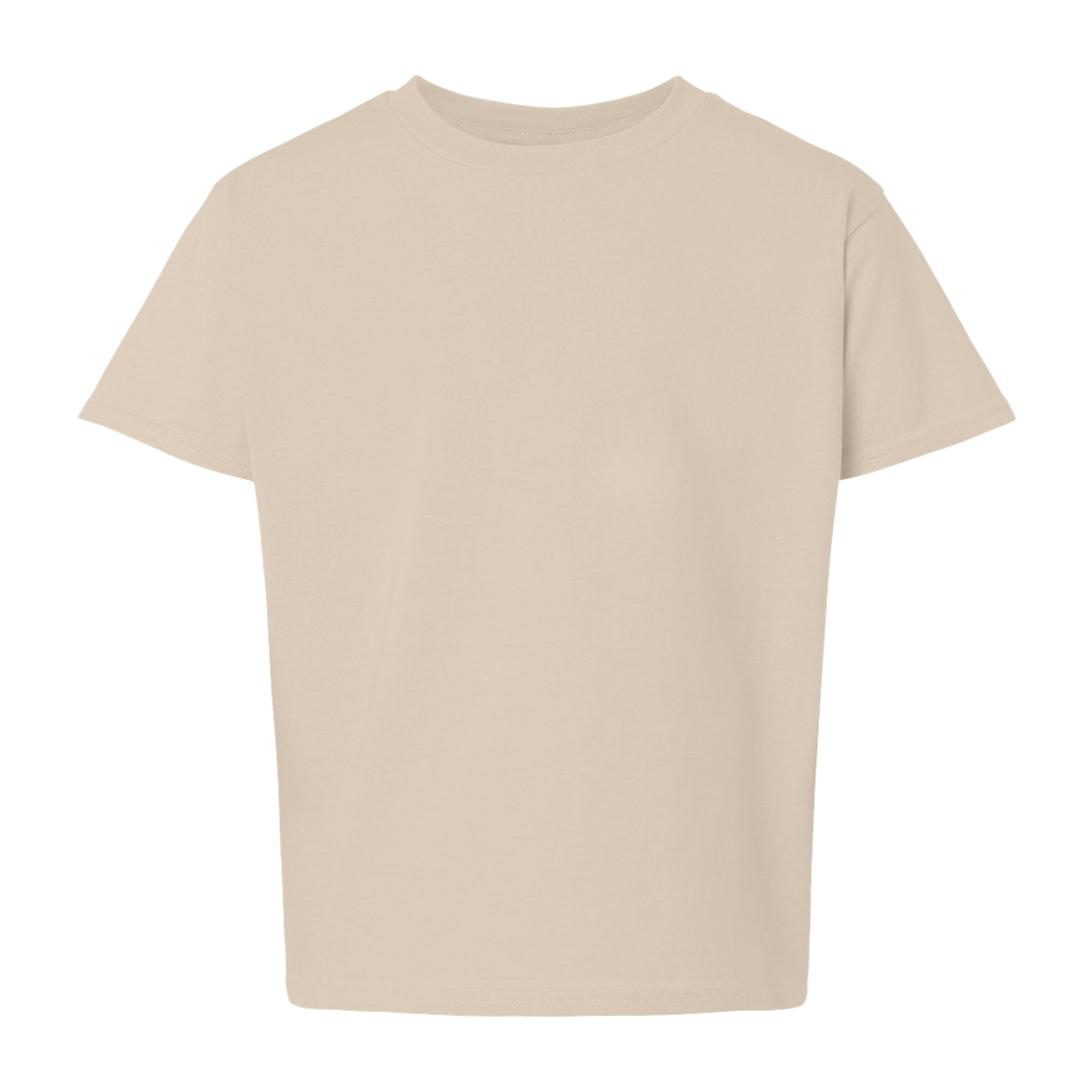 Childens/Kids SoftStyle Ringspun TShirt (Sand) 2/4