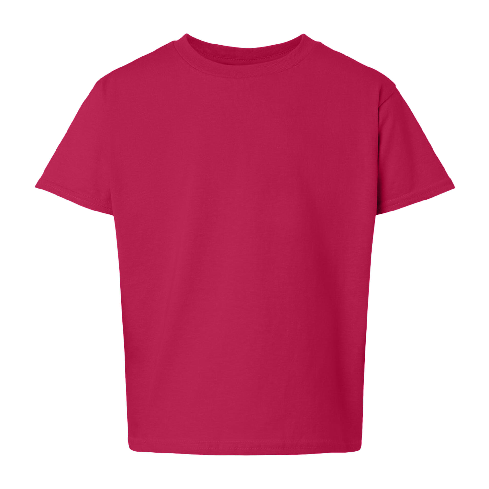 Childens/Kids SoftStyle Ringspun TShirt (Cardinal Red) 2/4