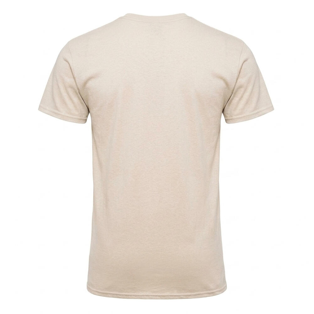 Katoenen lichtgewicht Tshirt voor volwassenen (Zand) 2/2