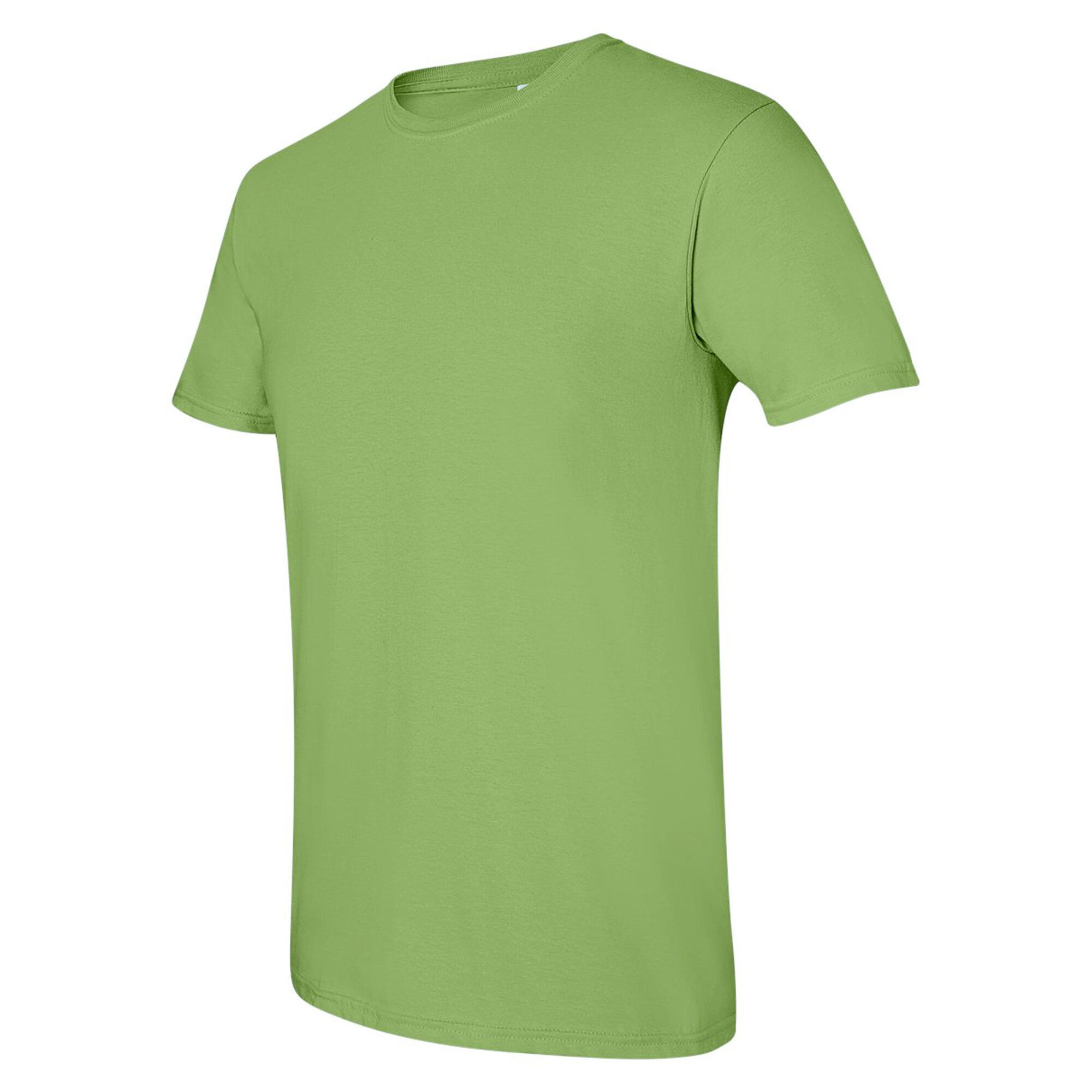 Mens SoftStyle Ringspun TShirt (Kiwi) 3/3