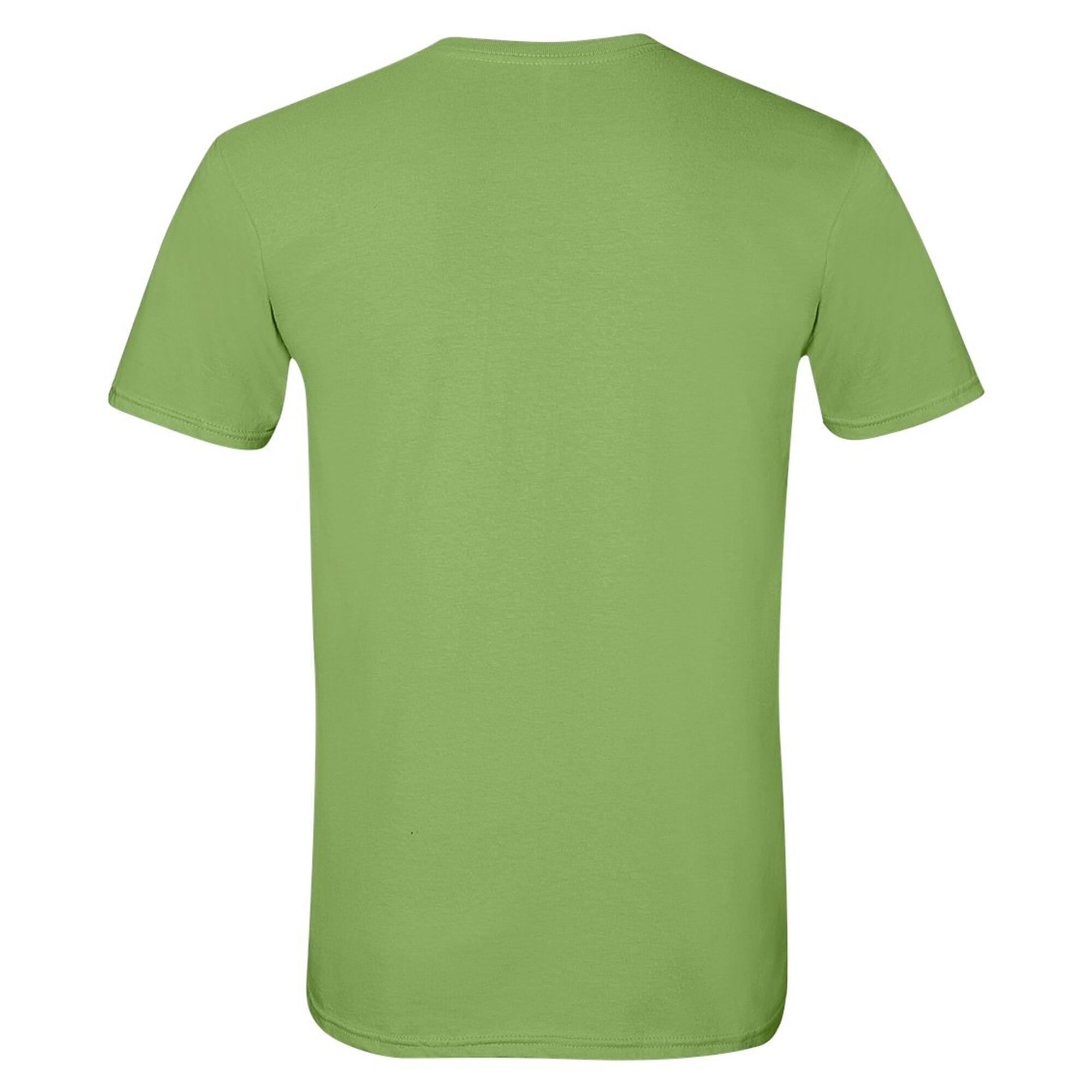 Mens SoftStyle Ringspun TShirt (Kiwi) 2/3
