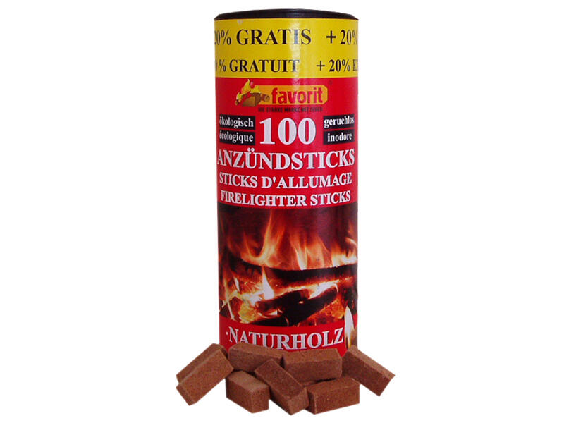 FAVORITE Tuhý podpalovač 100 ks+20%
