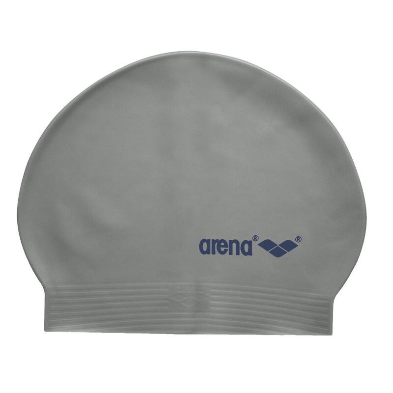 Gorro de natación ARENA SOFT LATEX SILVER/NAVY ONE SIZE