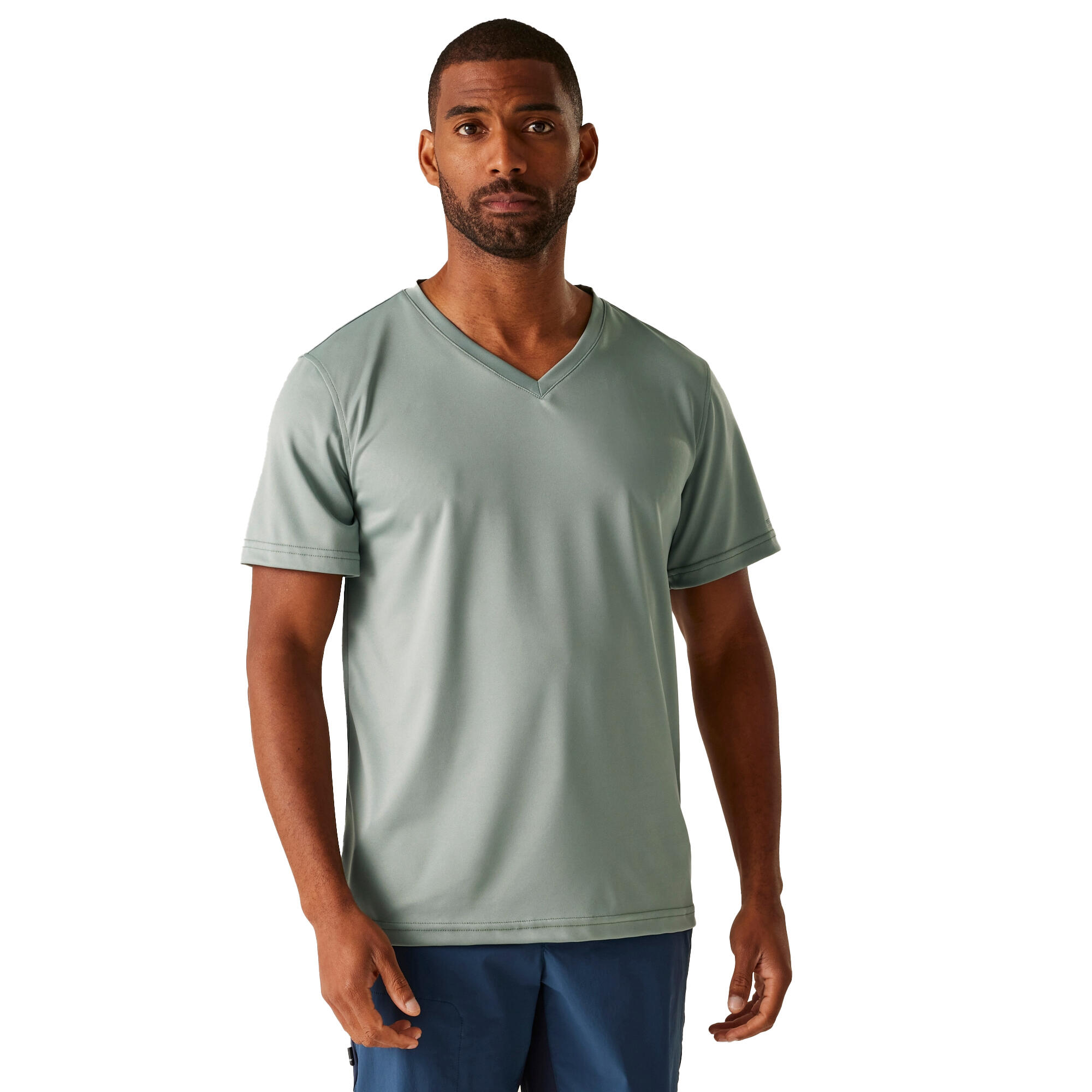 Tricou Drumeții În Natură Regatta Fingal V Neck Bărbați