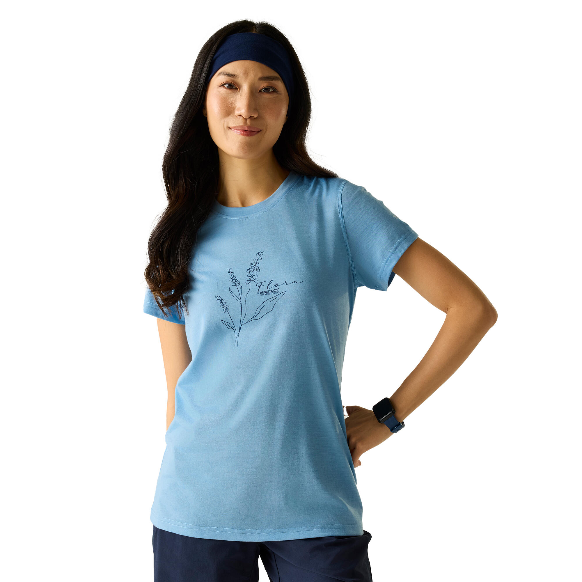 Tricou Drumeții În Natură Regatta Escade Lavender Femei